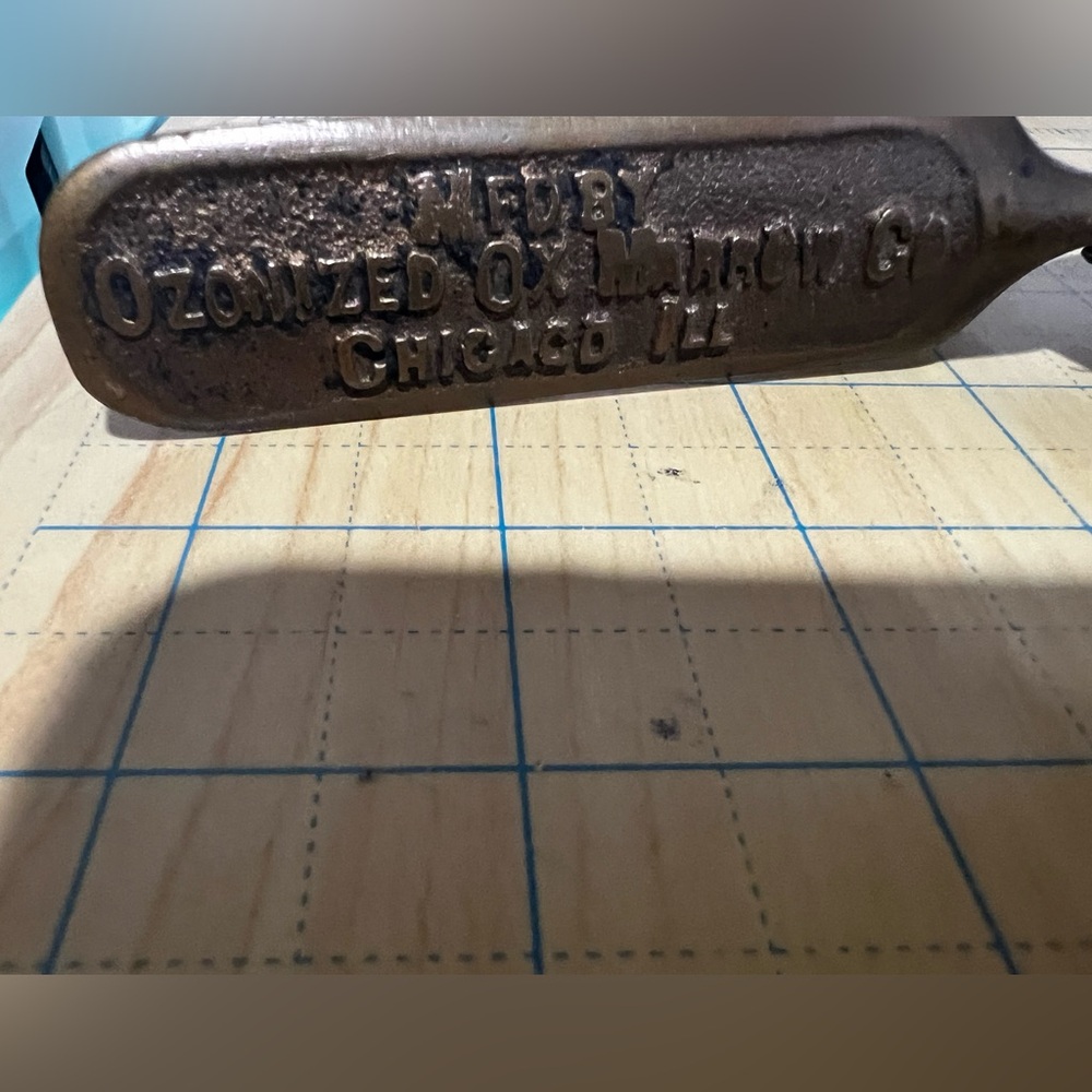 Antique Ford’s Ozonized Ox Marrow Hair Presser No 028 Chicago - Picture 5 of 9